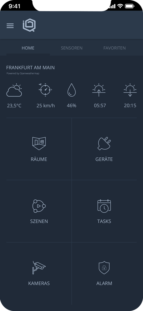 homescreen iqontrol neo
