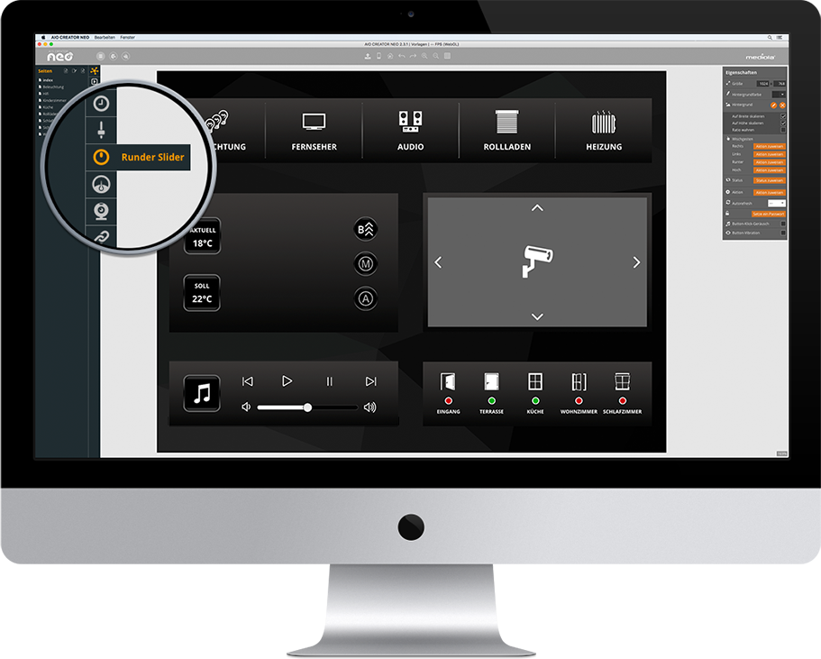 aio creator neo app designer ablauf