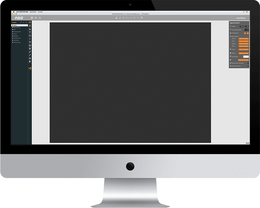 ICONSETS Animation mit AIO CREATOR NEO mediola