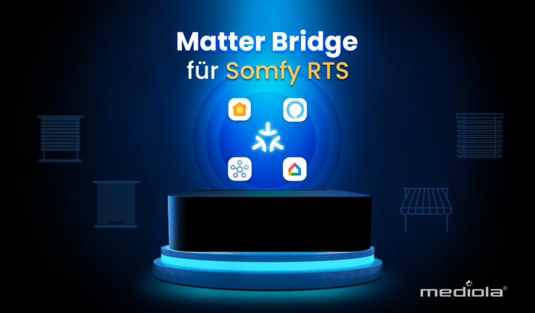 Neue Matter Bridge für Somfy RTS ab sofort verfügbar