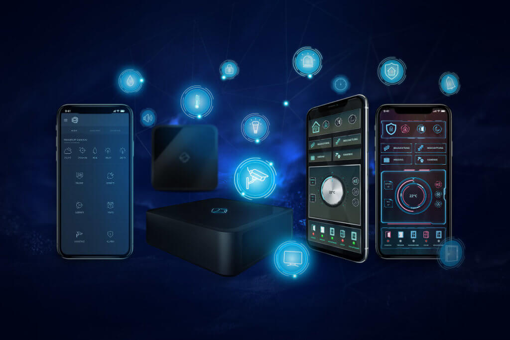 IoT & Smart Home Solutions mediola Plattform - AIO GATEWAYS & APP