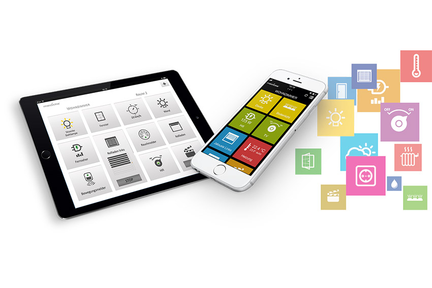 iqontrol App Ansicht auf Mobilgeräten