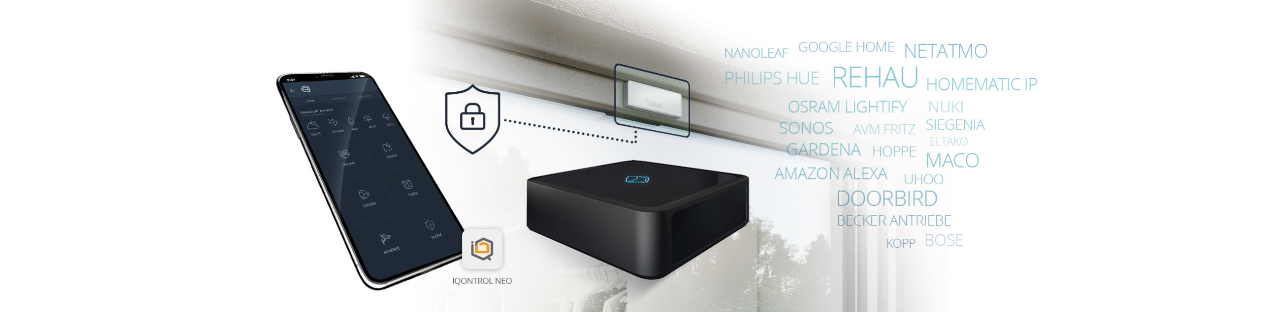 Rehau Smart Guard - Works with mediola mit Iqontrol Neo & AIO Gateway