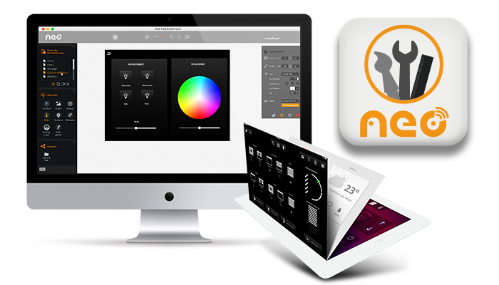 NEO auf iMac und iPad
