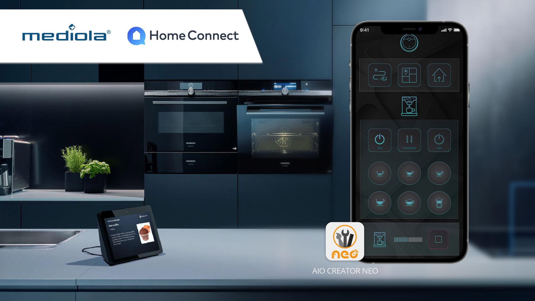 mediola integriert auch smarte Hausgeräte mit Home Connect
