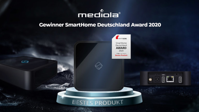 SmartHome Deutschland Award für Bestes Produkt 2020 mediola