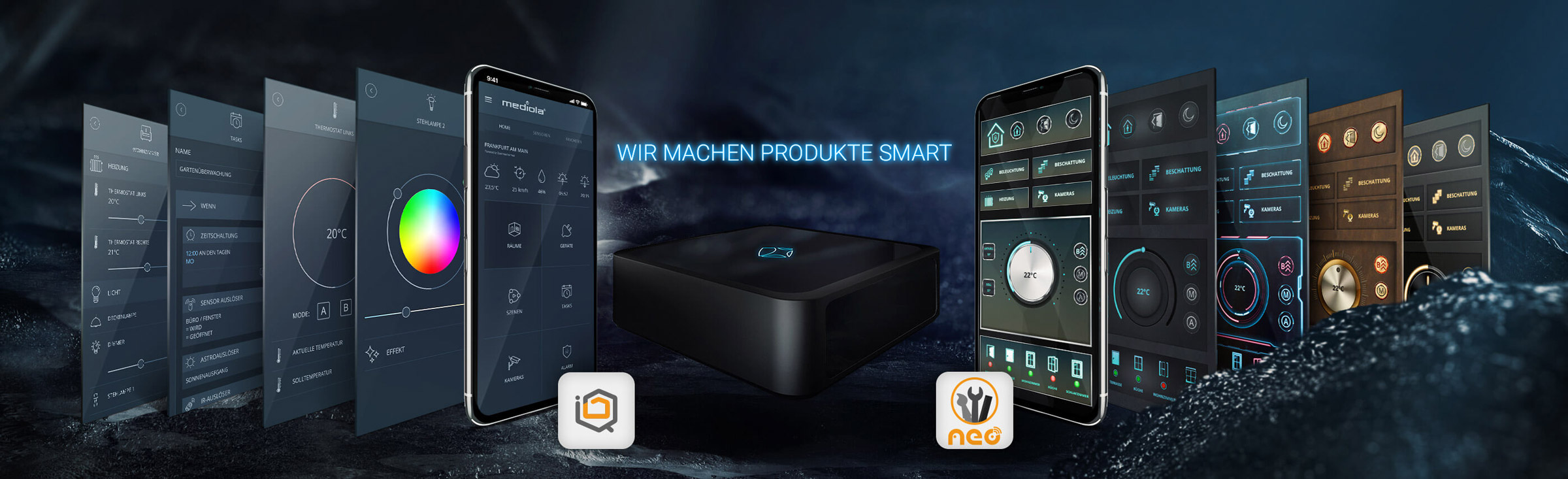 Smart Home mit Mediola connected living AG - Produkte - Gateway und Softwares